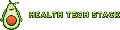 HealthTechStack Logo Dark on transparent background